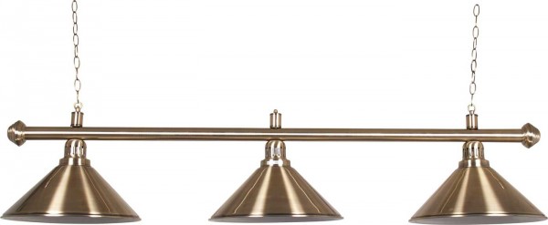 BRUSHED COPPER 3 SHADES LAMP 150CM